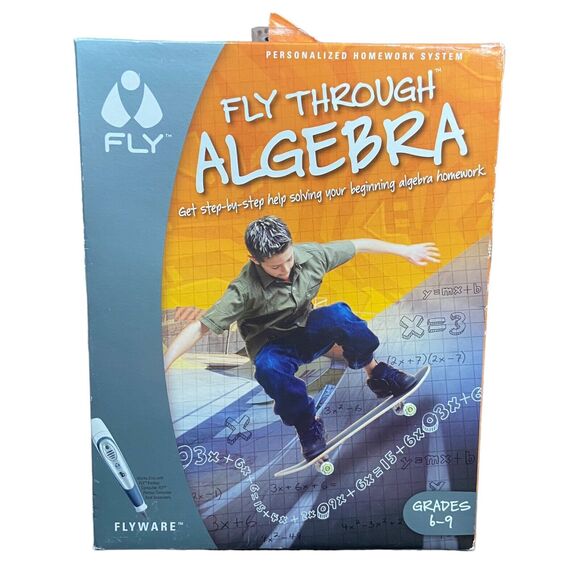 SEALED LOT! Fly Through Algebra, Writing, Journal Pentop Flyware Computer NO PEN - Picture 8 of 16